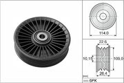Umlenk-/Führungsrolle, Keilrippenriemen OPEL ASTRA