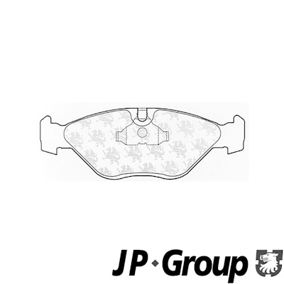 Kit de plaquettes de frein, frein à disque JP GROUP JP GROUP, par ex. pour Saab