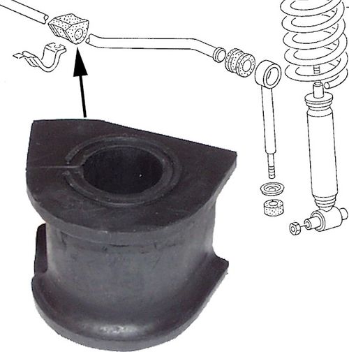 Produktbild für Lagerbuchse, Stabilisator CLASSIC