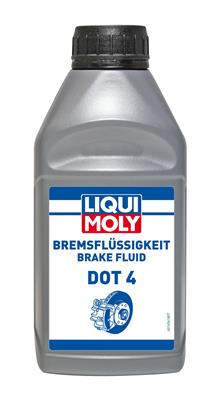 Bremsflüssigkeit 'Bremsflüssigkeit DOT 4 (500 Ml)' | Liqui Moly, Inhalt: 0,5 Liter, Trockensiedepunkt: 155 °C