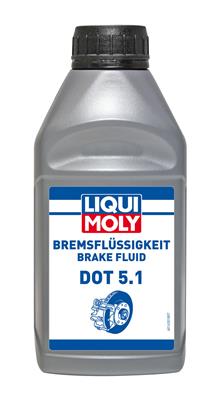 Bremsflüssigkeit 'Bremsflüssigkeit DOT 5.1 (500 Ml)' | Liqui Moly, Inhalt: 0,5 Liter, Trockensiedepunkt: 180 °C