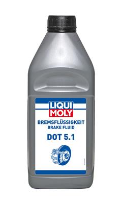 Bremsflüssigkeit 'Bremsflüssigkeit DOT 5.1 (1 L)' | Liqui Moly, Inhalt: 1 Liter, Trockensiedepunkt: 180 °C