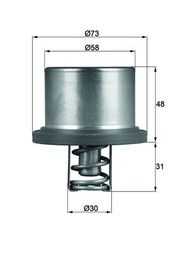 Thermostat, Kühlmittel PORSCHE CAYENNE