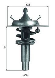 Thermostat, Kühlmittel BMW 3