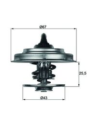 Thermostat, Kühlmittel MERCEDES-BENZ HECKFLOSSE