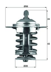 Thermostat, Kühlmittel MITSUBISHI COLT CZC