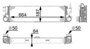 Ladeluftkühler BEHR HELLA SERVICE *** PREMIUM LINE *** MERCEDES-BENZ VITO