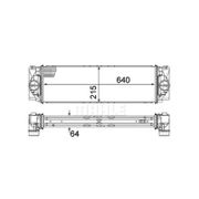 Ladeluftkühler BEHR HELLA SERVICE *** PREMIUM LINE *** VW CRAFTER 30-50