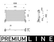 Kühler, Motorkühlung MERCEDES-BENZ SPRINTER 3-t