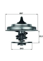 Thermostat, Kühlmittel MERCEDES-BENZ PAGODE