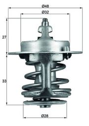 Thermostat, Kühlmittel TOYOTA PICNIC