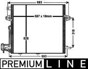 Kondensator, Klimaanlage BEHR HELLA SERVICE *** PREMIUM LINE *** MERCEDES-BENZ R-KLASSE