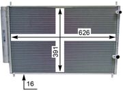 Kondensator, Klimaanlage TOYOTA