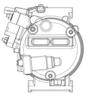 Kompressor, Klimaanlage BEHR HELLA SERVICE *** PREMIUM LINE *** KIA SPORTAGE