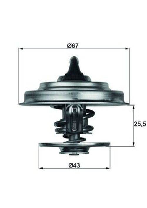 Produktbild für Thermostat, Kühlmittel