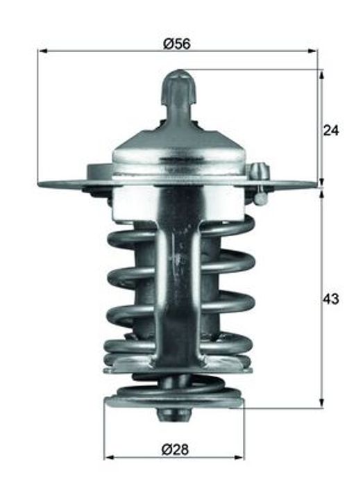 Produktbild für Thermostat, Kühlmittel