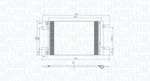 Produktbild für Kondensator, Klimaanlage