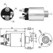 Magnetschalter, Starter PEUGEOT 4007