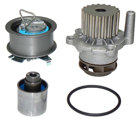 Pompe à eau + kit de courroie de distribution METZGER, par ex. pour VW, Seat, Skoda, Audi