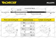 Gasfeder, Koffer-/Laderaum OPEL ADAM
