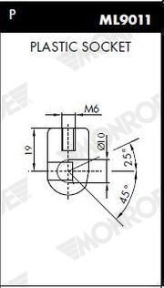 Gasfeder, Motorhaube NISSAN