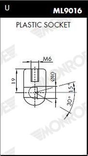 Gasfeder, Koffer-/Laderaum BMW 02