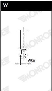 Gasfeder, Koffer-/Laderaum CITROËN