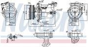 Kompressor, Klimaanlage NISSAN PULSAR