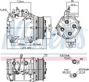 Kompressor, Klimaanlage HONDA ACCORD