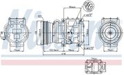 Kompressor, Klimaanlage TOYOTA AVENSIS