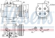 Kompressor, Klimaanlage HONDA CIVIC