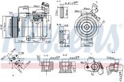 Kompressor, Klimaanlage HONDA ACCORD
