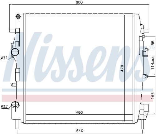 Produktbild für Kühler, Motorkühlung