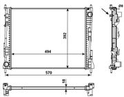 Kühler, Motorkühlung RENAULT TWINGO