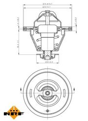 Thermostat, Kühlmittel OPEL MOVANO