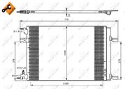 Kondensator, Klimaanlage EASY FIT OPEL ASTRA J