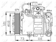 Kompressor, Klimaanlage EASY FIT VW LUPO