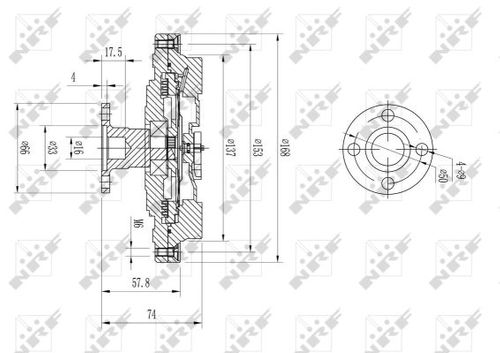 Produktbild für Kupplung, Kühlerlüfter