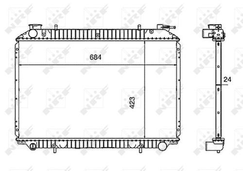 Produktbild für Kühler, Motorkühlung EASY FIT