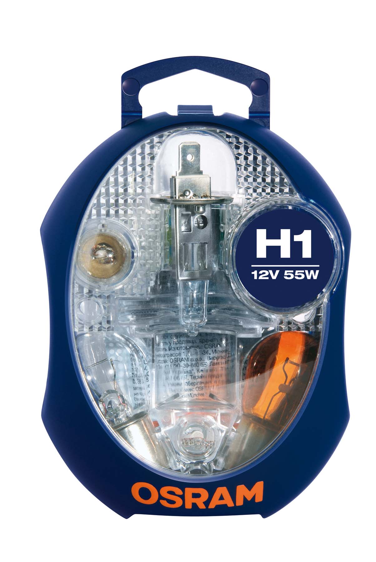 Coffret d'ampoules de rechange H1 55W [12V] (1 jeu), 12 V OSRAM