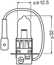 Original H3 12V Einzelblister CHEVROLET EPICA