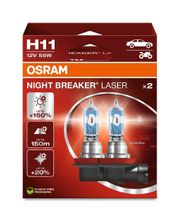NIGHT BREAKER® LASER H11 Duobox NISSAN NP300 NAVARA