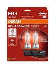 NIGHT BREAKER® SILVER H11 Duobox NISSAN NP300 NAVARA