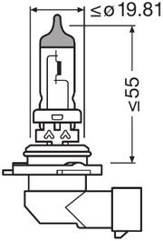 Original HB4 12V Einzelblister MAZDA 3