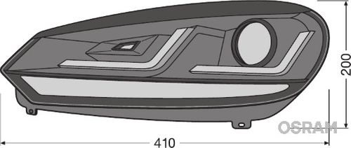 Produktbild für Hauptscheinwerfersatz LEDriving XENARC headlight