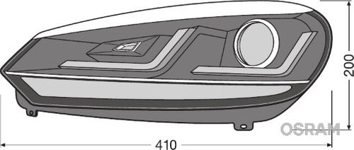 Produktbild für Hauptscheinwerfersatz LEDriving XENARC headlight