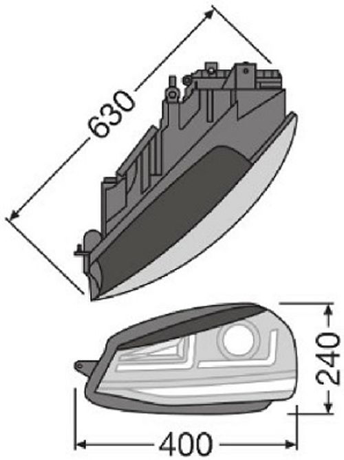 Produktbild für Hauptscheinwerfersatz LEDriving HEADLIGHT