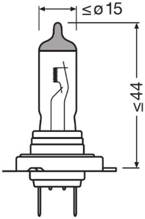 Produktbild für Glühlampe, Hauptscheinwerfer
