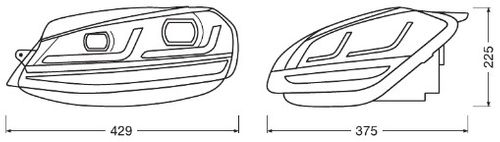 Produktbild für Hauptscheinwerfersatz LEDriving HEADLIGHT