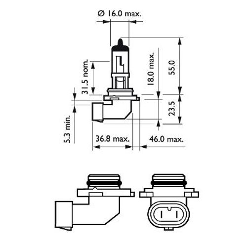 Produktbild für Glühlampe, Nebelscheinwerfer